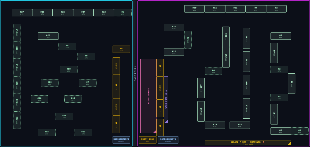 The Dojo floor plan